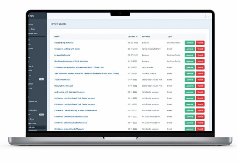 Business login